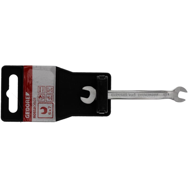 foto del prodotto r05120607 chiave doppia a forchetta sw6x7 mm 97 mm