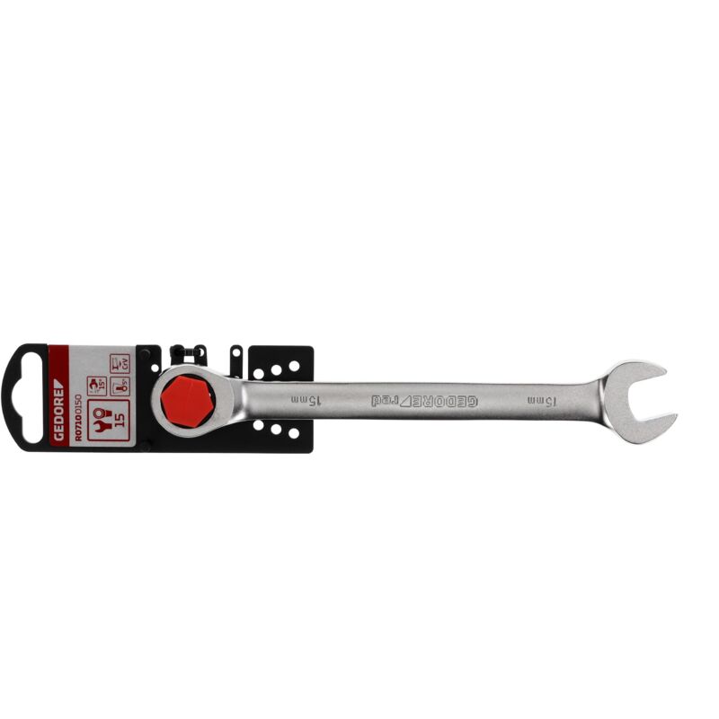 immagine 0 del prodotto r07100150 chiave a bocca a cricchetto sw15 mm 200 mm