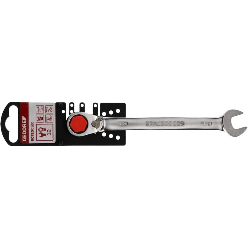 foto del prodotto r07200120 chiave a bocca a cricchetto destra sinistra sw12 mm 173 mm