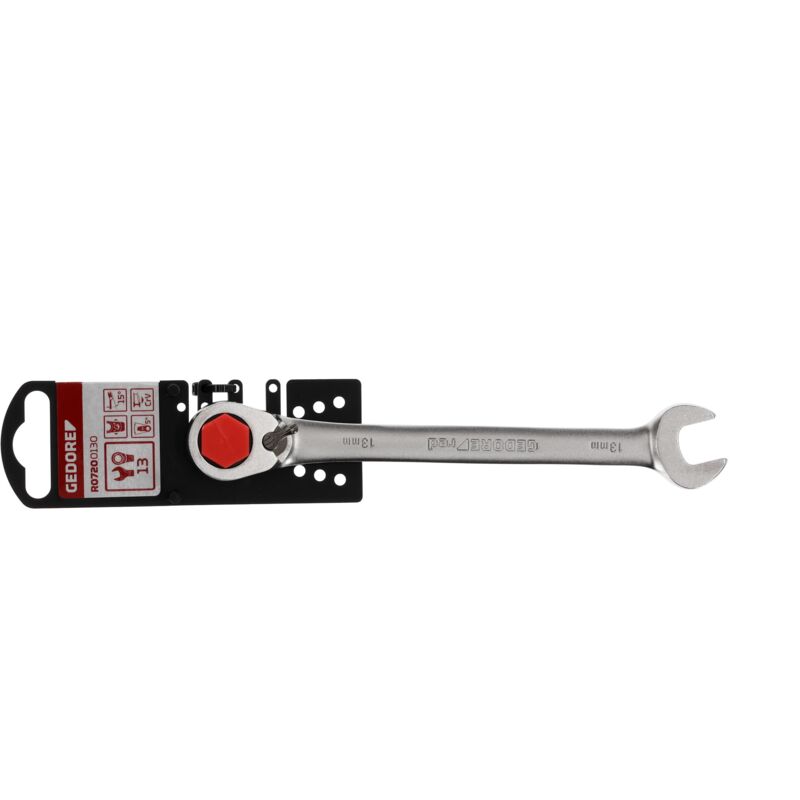 foto del prodotto r07200130 chiave a bocca a cricchetto destra sinistra sw13 mm 179 mm