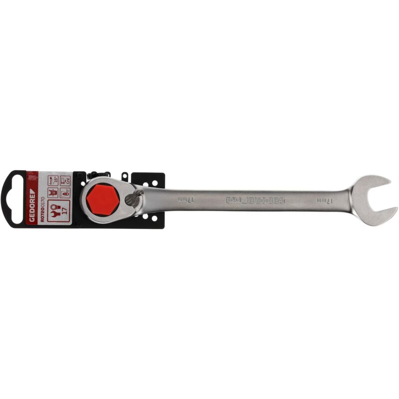 foto del prodotto r07200170 chiave a bocca a cricchetto destra sinistra sw17 mm 232 mm