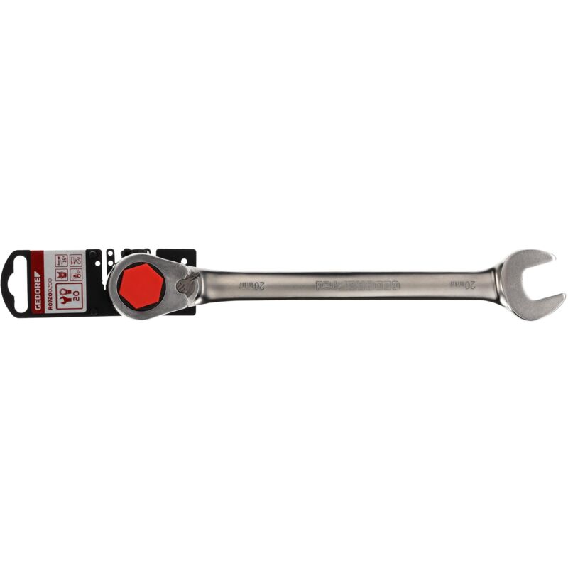 foto del prodotto r07200200 chiave a bocca a cricchetto destra sinistra sw20 mm 285 mm