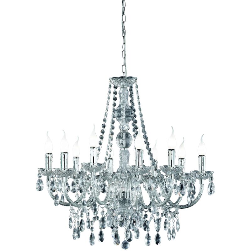 foto del prodotto r1170 00 l ster lampadario, 40 w, trasparente, diametro 76 cm reality