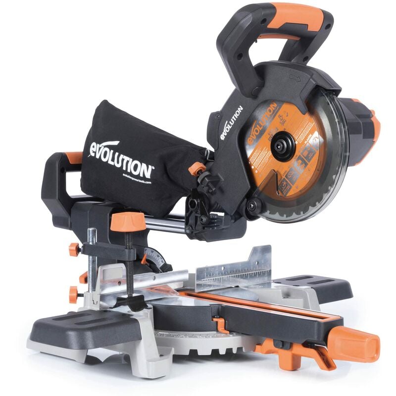foto del prodotto r185sms li troncatrice scorrevole cordless per taglio multi materiale, smusso 45 , bisello 50 , 850 w include lama tct da 185 mm, 3 anni di