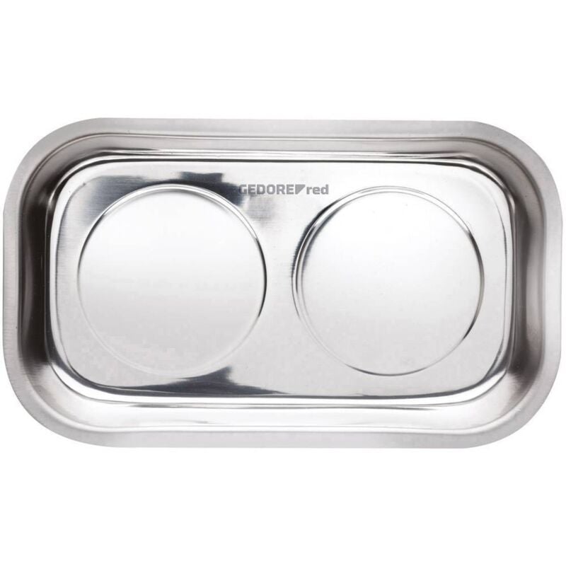 foto del prodotto r19102000 vaschetta magnetica in acciaio inossidabile con 2 magneti 240x140 mm