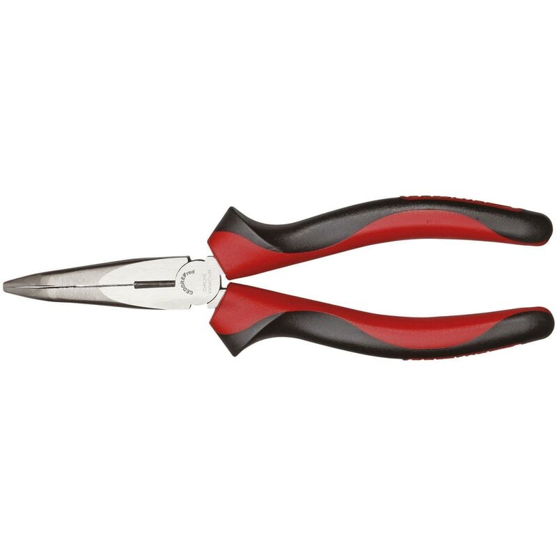 foto del prodotto r28512160 pinza piatta tonda angolata 45 160 mm impugnatura 2k