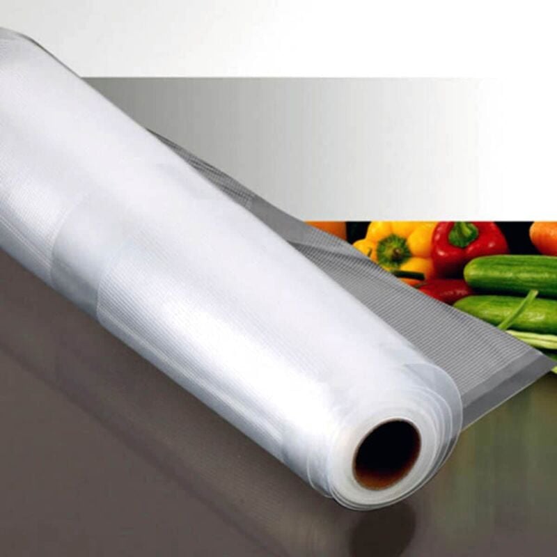 foto del prodotto r28x6 rotoli di pellicola per macchine per sottovuoto, 2 pezzi, 28 cm x 6 m jata