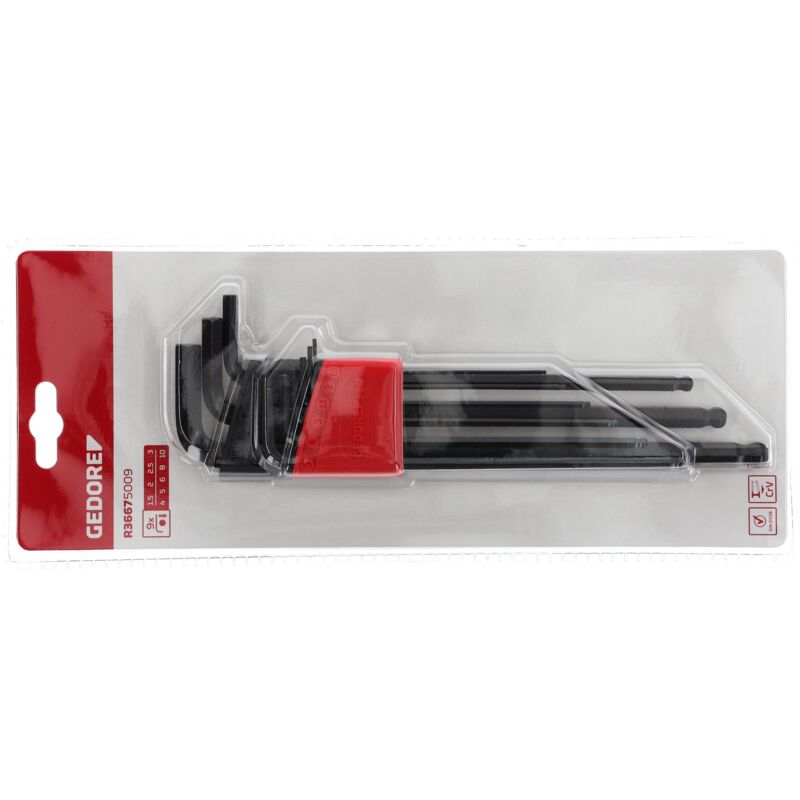foto del prodotto r36675009 set di cacciaviti angolari 6 angoli 1.5 10 mm 9 pezzi