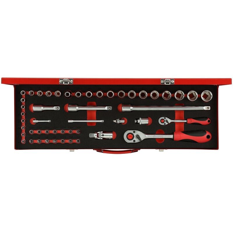 foto del prodotto r46004049 set di chiavi a bussola 1 4 1 2 49 pezzi
