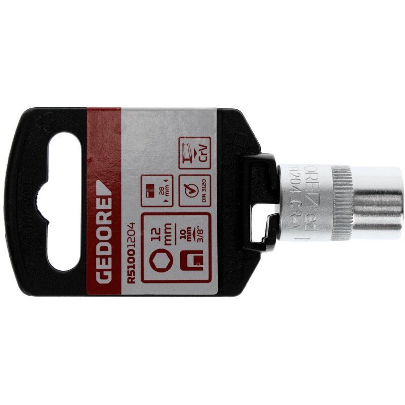 foto del prodotto r51001204 inserto per chiave a bussola 3 8 6 facce 12 mm lunghezza 28 mm
