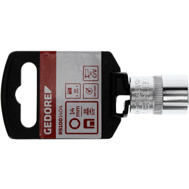 foto del prodotto r51001404 inserto per chiave a bussola 3 8 6 facce 14 mm lunghezza 28 mm