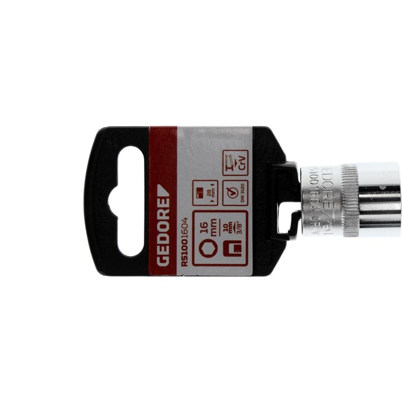 foto del prodotto r51001604 inserto per chiave a bussola 3 8 6 facce 16 mm lunghezza 28 mm