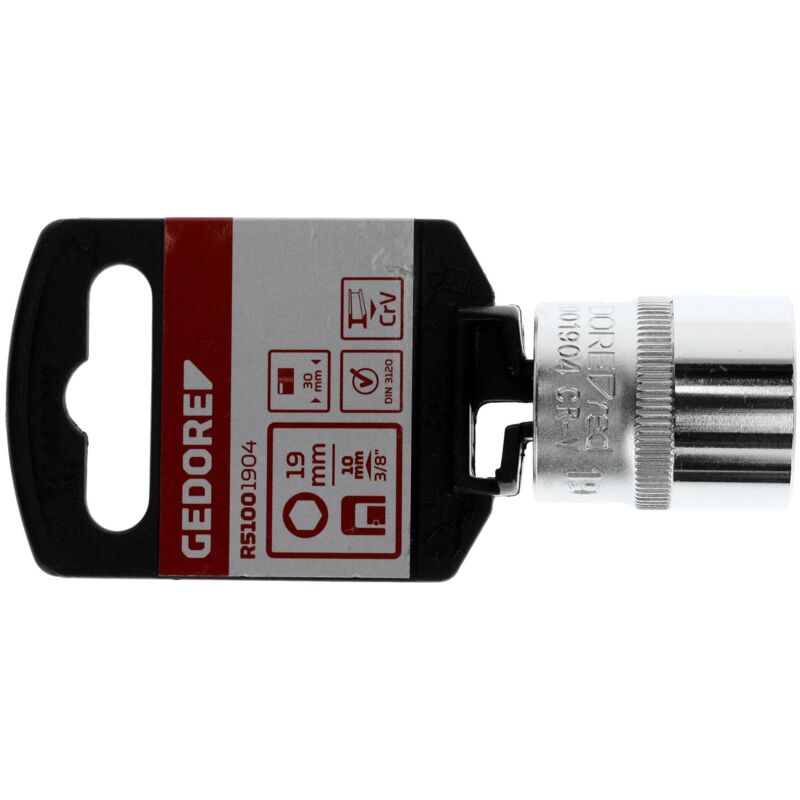 foto del prodotto r51001904 inserto per chiave a bussola 3 8 6 facce 19 mm lunghezza 30 mm