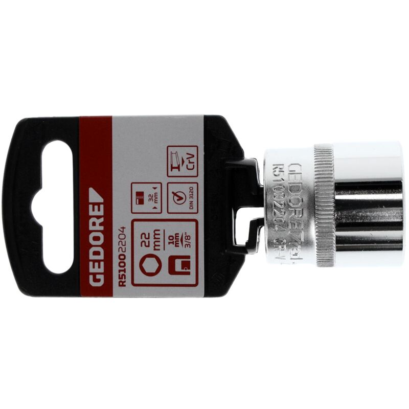 foto del prodotto r51002204 inserto per chiave a bussola 3 8 6 facce 22 mm lunghezza 32 mm