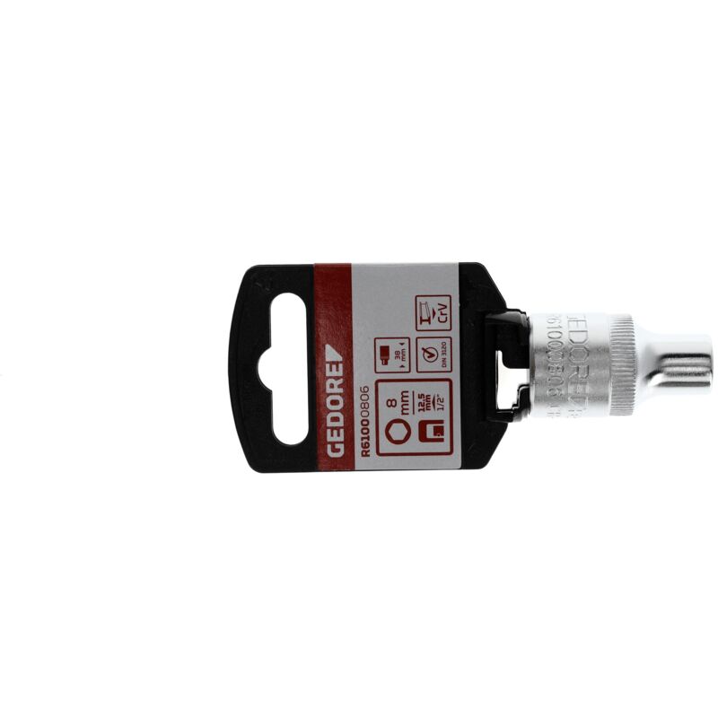 foto del prodotto r61000806 inserto per chiave a bussola 1 2 6 facce 8 mm lunghezza 38 mm