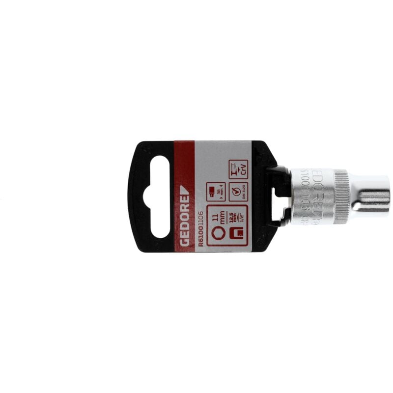 foto del prodotto r61001106 inserto per chiave a bussola 1 2 6 facce 11 mm lunghezza 38 mm