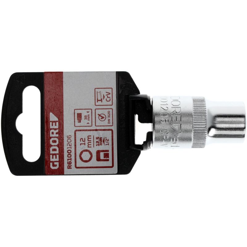 foto del prodotto r61001206 inserto per chiave a bussola 1 2 6 facce 12 mm lunghezza 38 mm