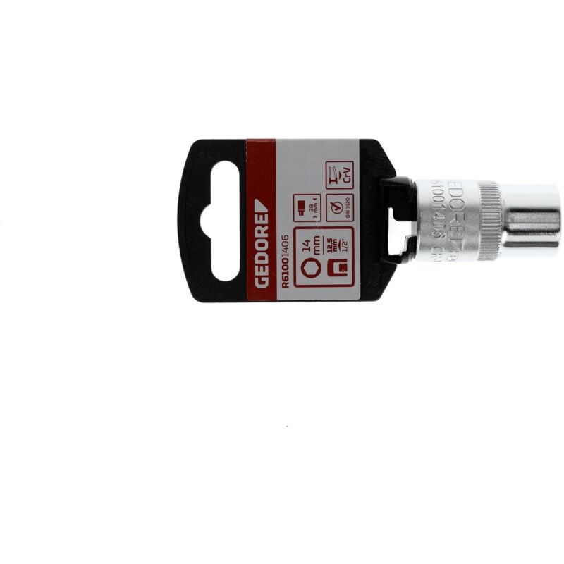 foto del prodotto r61001406 inserto per chiave a bussola 1 2 6 facce 14 mm lunghezza 38 mm