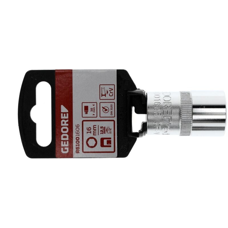 foto del prodotto r61001606 inserto per chiave a bussola 1 2 6 facce 16 mm lunghezza 38 mm