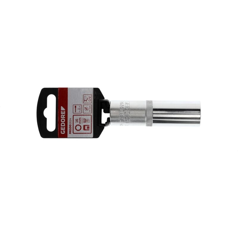 foto del prodotto r61001614 inserto per chiave a bussola 1 2 6 facce 16 mm lunghezza 77 mm