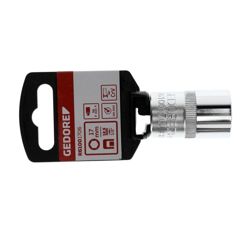 foto del prodotto r61001706 inserto per chiave a bussola 1 2 6 facce 17 mm lunghezza 38 mm