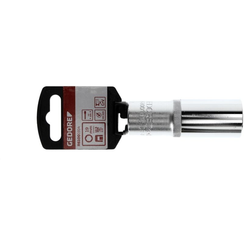 foto del prodotto r61001914 inserto per chiave a bussola 1 2 6 facce 19 mm lunghezza 77 mm