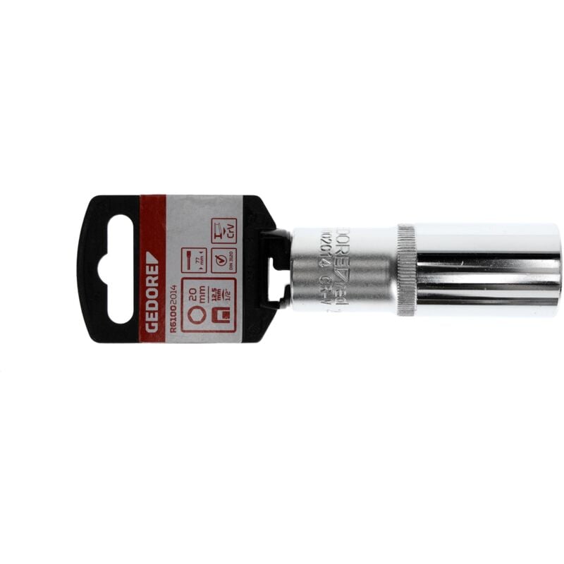 foto del prodotto r61002014 inserto per chiave a bussola 1 2 6 facce 20 mm lunghezza 77 mm