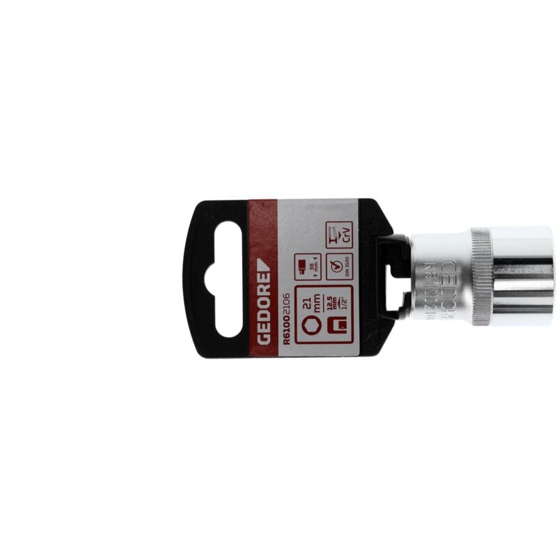 foto del prodotto r61002106 inserto per chiave a bussola 1 2 6 facce 21 mm lunghezza 38 mm