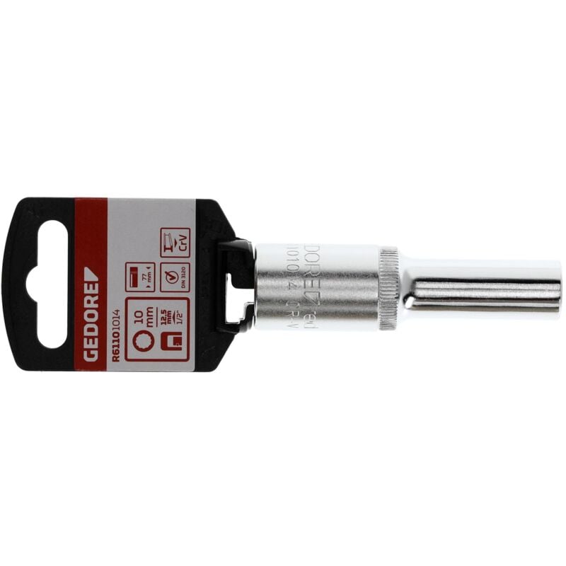 foto del prodotto r61101014 inserto per chiave a bussola 1 2 12 facce 10 mm lunghezza 77 mm