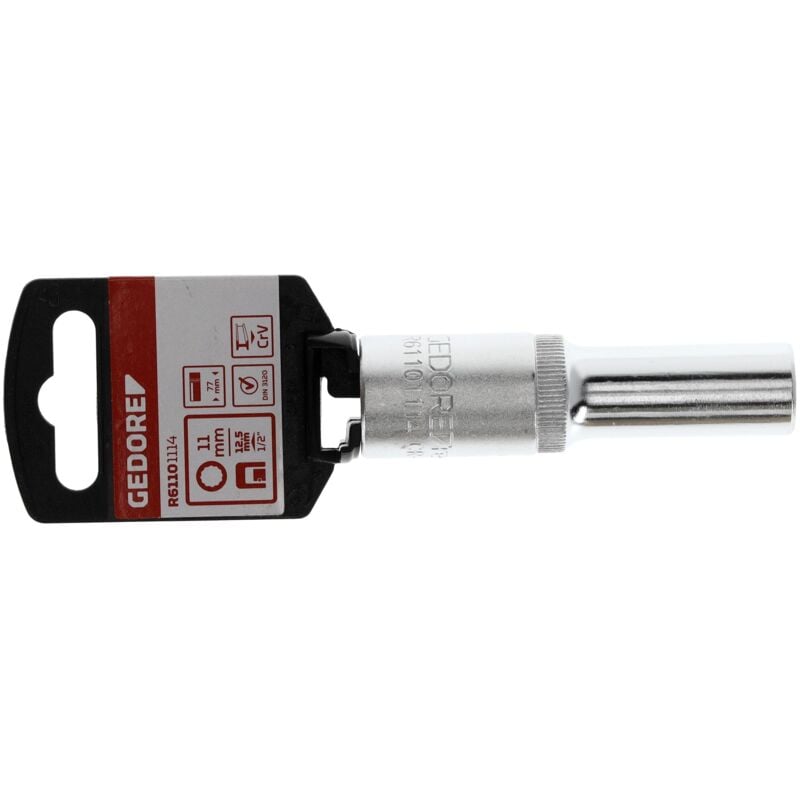 foto del prodotto r61101114 inserto per chiave a bussola 1 2 12 facce 11 mm lunghezza 77 mm