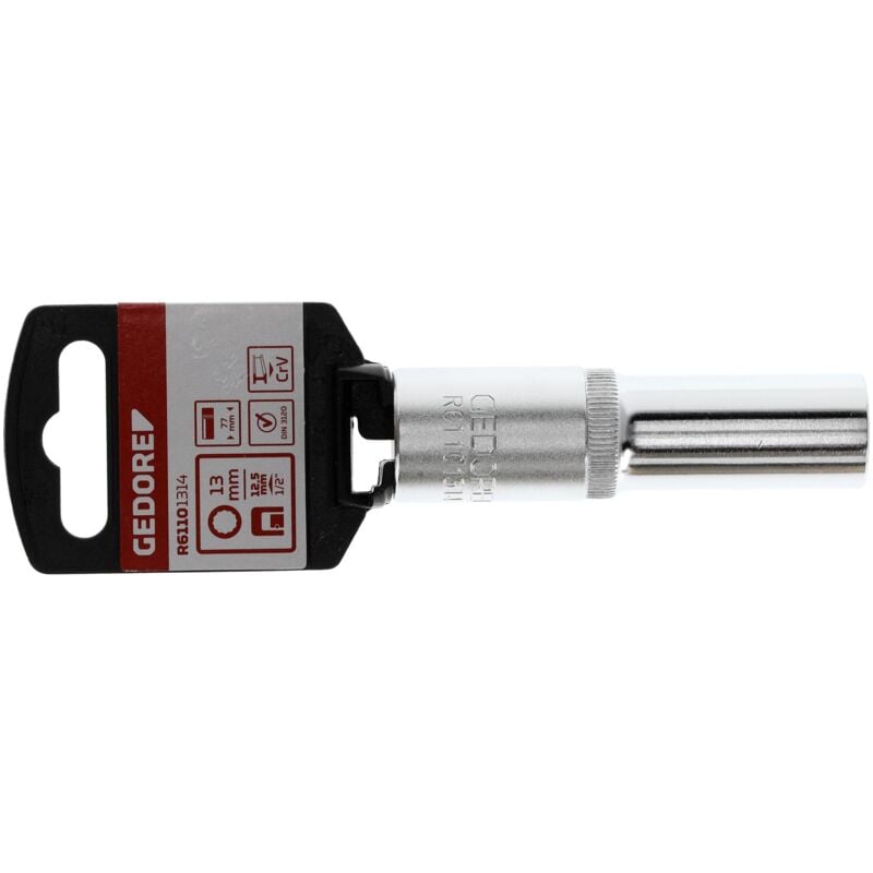 foto del prodotto r61101314 inserto per chiave a bussola 1 2 12 facce 13 mm lunghezza 77 mm