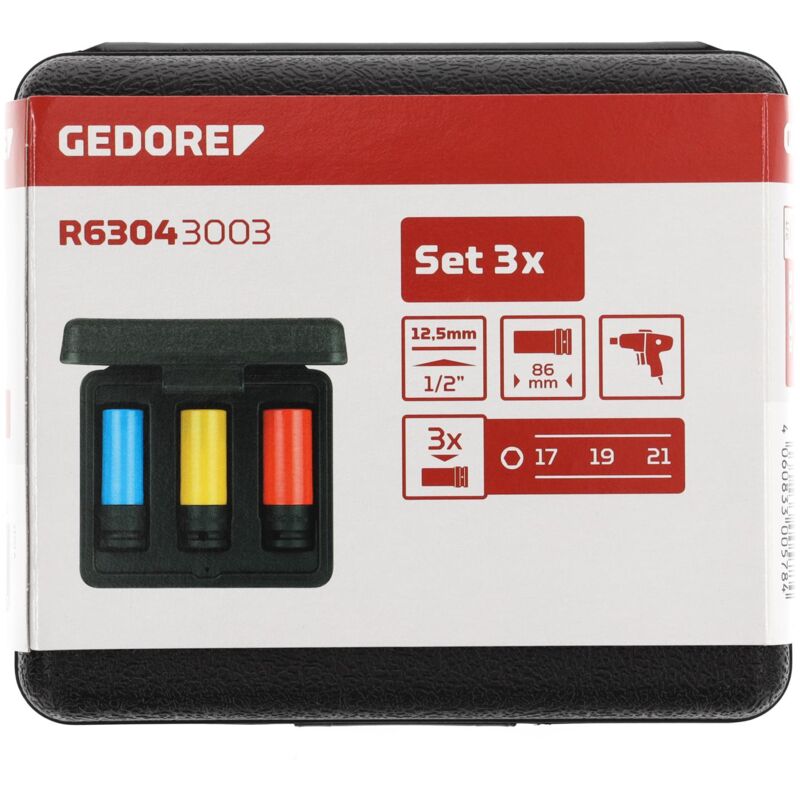 foto del prodotto r63043003 set chiavi a bussola per avvitatore 1 2 3 pezzi