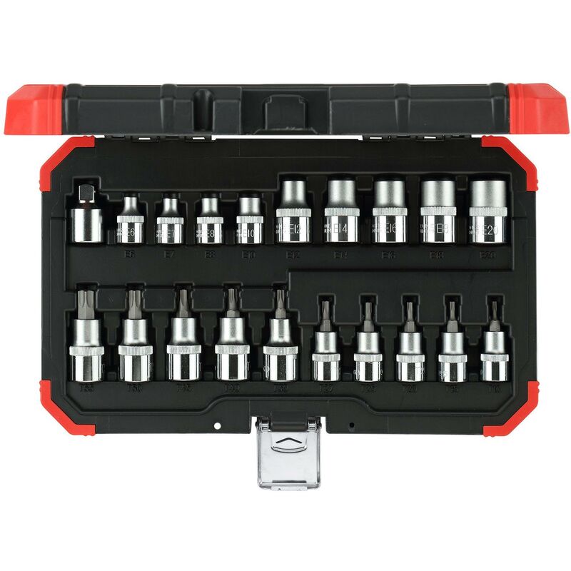 foto del prodotto r68003020 set di chiavi a bussola 1 2 tx 20 pezzi