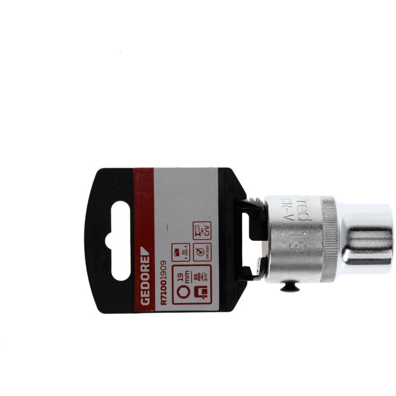 foto del prodotto r71001909 inserto per chiave a bussola 3 4 6 facce 19 mm lunghezza 50 mm
