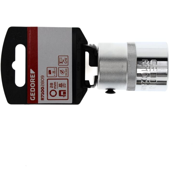 foto del prodotto r71002809 inserto per chiave a bussola 3 4 6 facce 28 mm lunghezza 52 mm