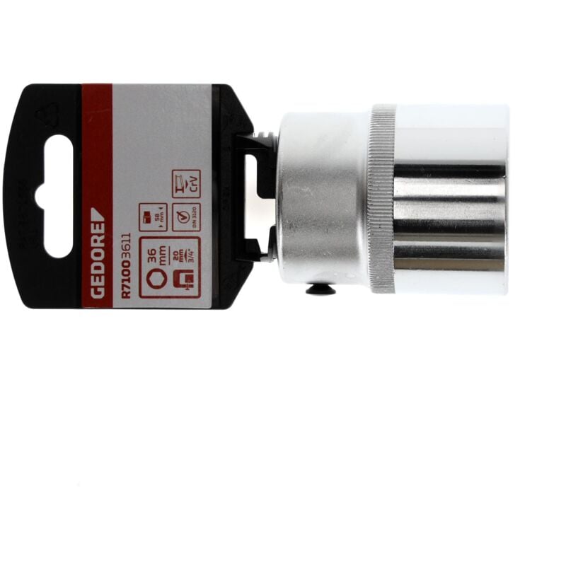 foto del prodotto r71003611 inserto per chiave a bussola 3 4 6 facce 36 mm lunghezza 58 mm