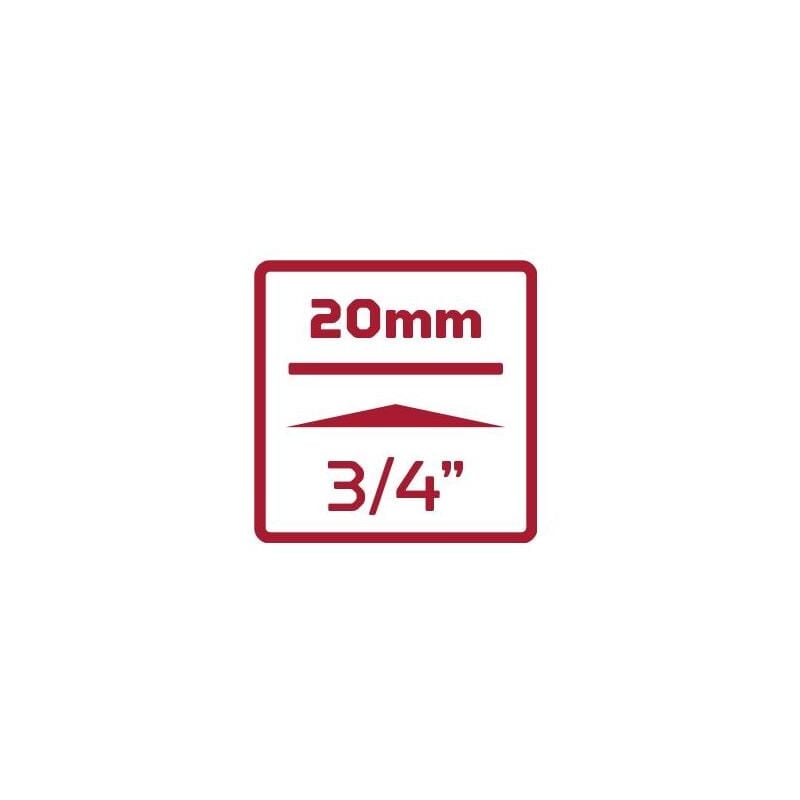 foto del prodotto r73002409 bussola per avvitatore 3 4 esagonale 24 mm lunghezza 51 mm