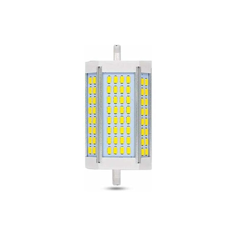 foto del prodotto r7s lampadina led dimmerabile 30w 118mm 3000lm bianco freddo 6000k r7s j118 200w equivalente a 300w lampada alogena 200 gradi luminosit r7s
