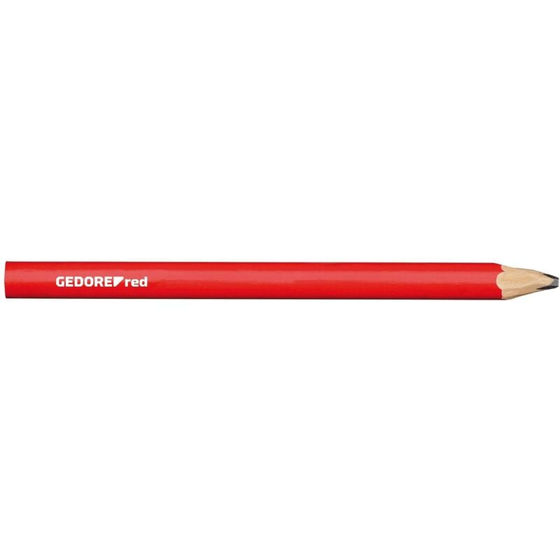 foto del prodotto r90950012 matita da carpentiere 75mm ovale rossa 12 pezzi