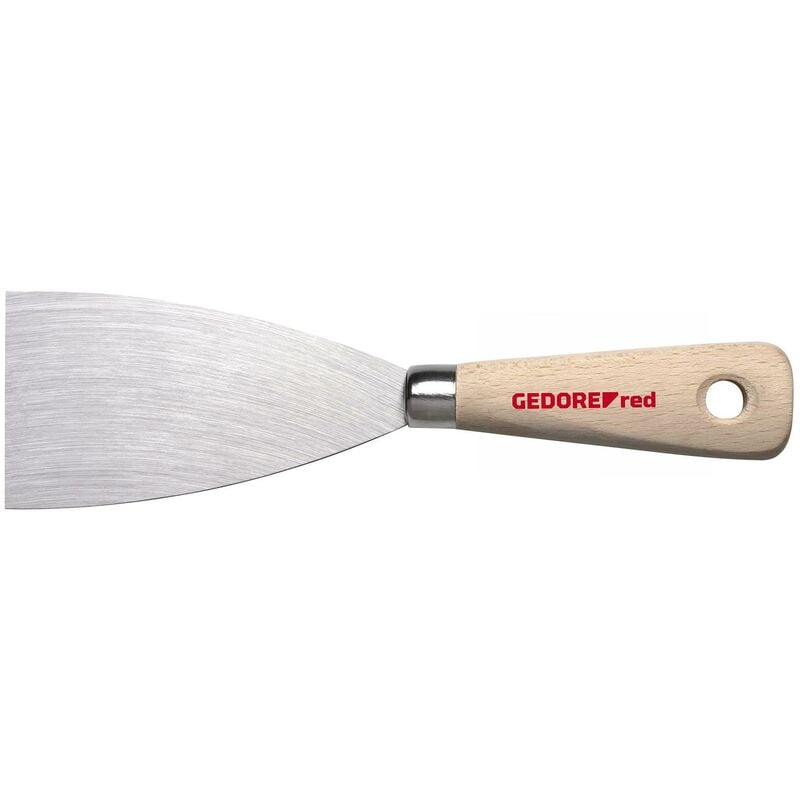 foto del prodotto r93400060 spatola, larghezza 60 mm con manico in legno e foro