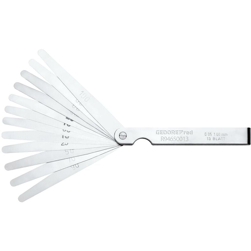 foto del prodotto r94650013 set di spessimetri a ventaglio 5-100 100 13 pezzi
