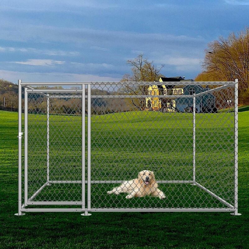foto del prodotto ra d22 parco per cuccioli 2x2x1.2m, recinto per cani, canile all aperto, recinto per cani bc elec