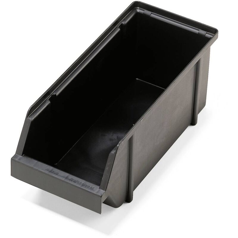 foto del prodotto raaco 113021 esd cassetta impilabile da magazzino l x a x p 125 x 126 x 300 mm nero 1 pz.