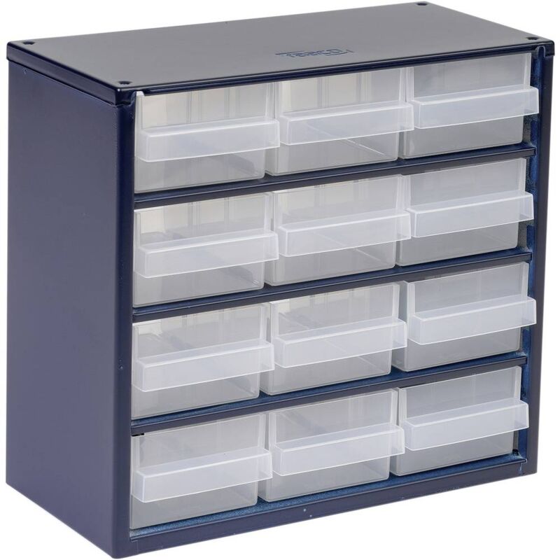 foto del prodotto raaco 612 02 cassettiera porta minuteria l x a x p 306 x 283 x 150 mm scomparti 12 contenuto 1 pz.