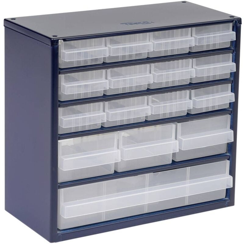 foto del prodotto raaco 616 123 cassettiera porta minuteria l x a x p 306 x 283 x 150 mm scomparti 16 contenuto 1 pz.