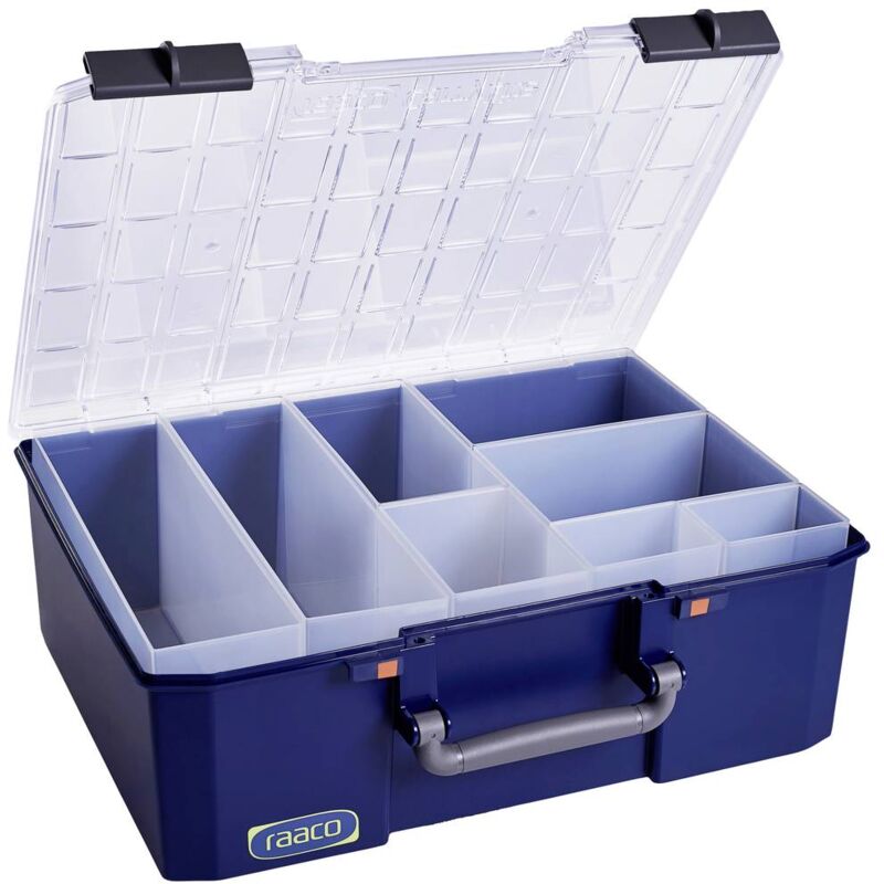 foto del prodotto raaco carrylite 150 5x10 8 valigetta per minuteria l x a x p 413 x 147 x 330 mm contenuto 1 pz.