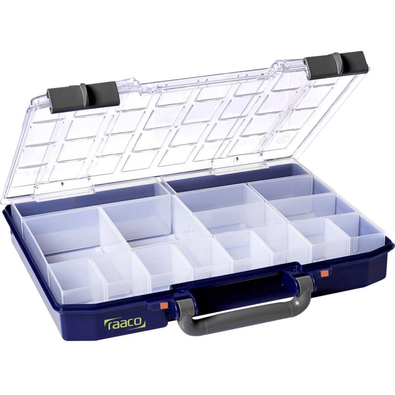 foto del prodotto raaco carrylite 55 4x8 16 valigetta per minuteria l x l x a 337 x 278 x 57 mm scomparti 16 contenuto 1 pz.