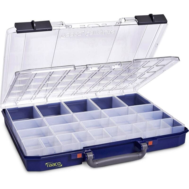 foto del prodotto raaco carrylite 55 5x10 25 2 dlu valigetta per minuteria scomparti 25 contenuto 1 pz.