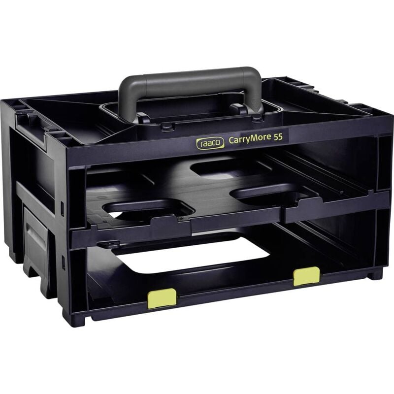 foto del prodotto raaco carrymore 55 valigetta per minuteria l x a x p 386 x 195 x 278 mm contenuto 1 pz.