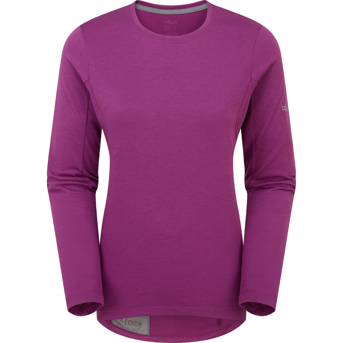 foto del prodotto rab donna maglia a manica lunga cinder crimp